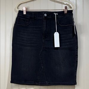 Sanctuary Women’s Denim black skirt NWT